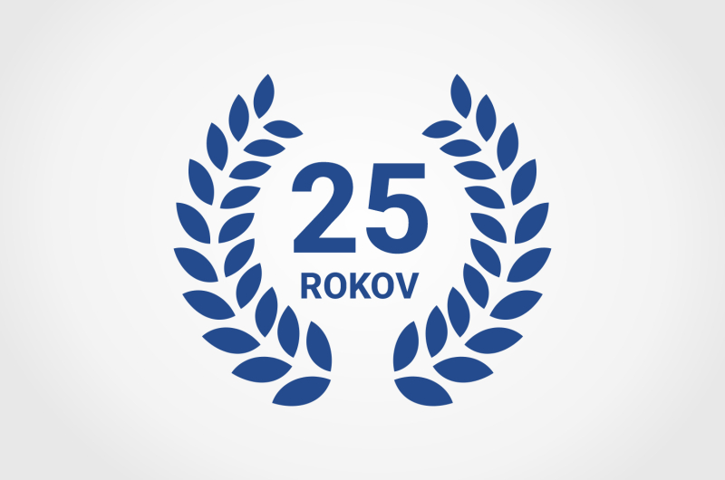 Oslavujeme 25 rokov